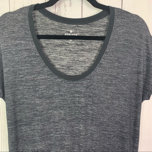 Athleta charcoal heathered black dress - Picture 2 of 10